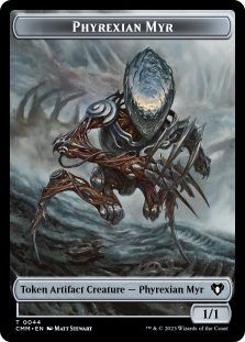 Human Soldier Token (006) // Phyrexian Myr Token (044)