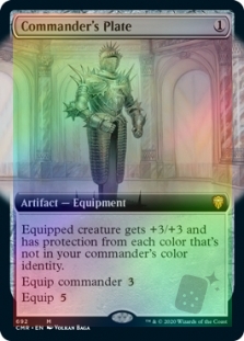 Commander's Plate (Extended Art)