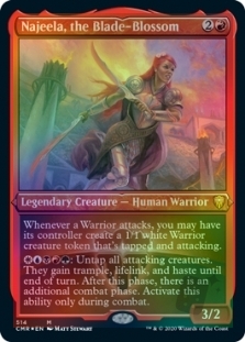 Najeela, the Blade-Blossom (Foil-etched)