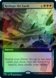 Reshape the Earth (Extended Art)
