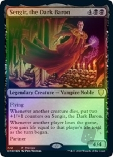 Sengir, the Dark Baron (Commander Legends Preview Prerelease)
