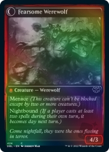 Fearful Villager // Fearsome Werewolf