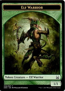 Elf Warrior Token (6/7)