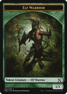 Elf Warrior Token (1/4)