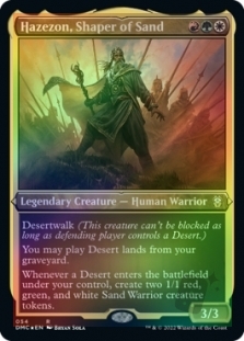 Hazezon, Shaper of Sand (Foil-Etched)
