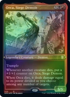 Orca, Siege Demon (Foil-Etched)