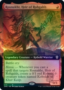 Rosnakht, Heir of Rohgahh (Extended Art)