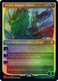 Sivitri, Dragon Master (Foil-Etched)