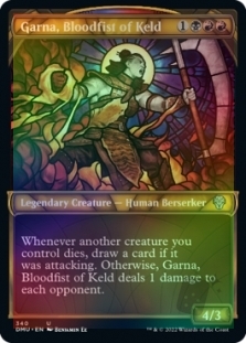 Garna, Bloodfist of Keld (Showcase)(Textured Foil)
