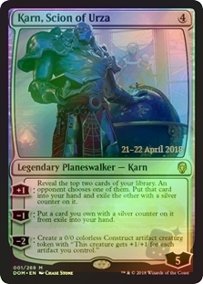 Karn, Scion of Urza (Dominaria Prerelease)