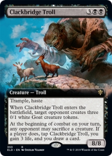 Clackbridge Troll (Extended Art) Clackbridge Troll (Extended Art)