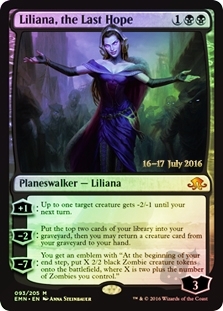 Liliana, the Last Hope (Eldritch Moon Prerelease)