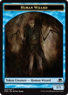 Human Wizard Token (2/10)