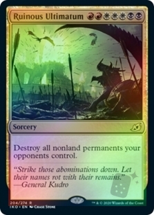 Ruinous Ultimatum