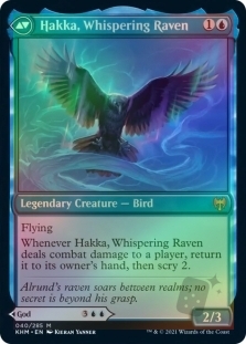 Alrund, God of the Cosmos // Hakka, Whispering Raven