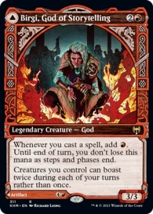 Birgi, God of Storytelling (Showcase) // Harnfel, Horn of Bounty (Showcase)