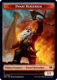 Dwarf Berserker Token (12/23)