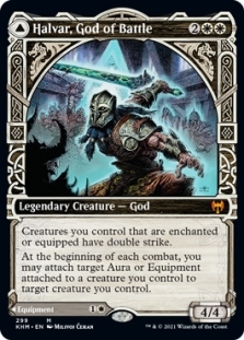 Halvar, God of Battle (Showcase) // Sword of the Realms (Showcase)