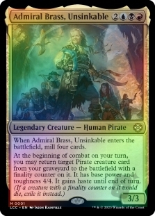 Admiral Brass, Unsinkable