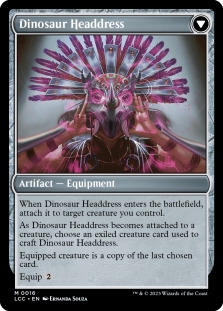 Paleontologist's Pick-Axe // Dinosaur Headdress