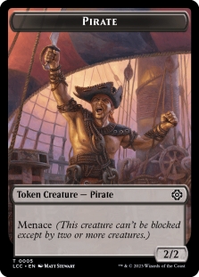 The Monarch Token (018) // Pirate Token (005)