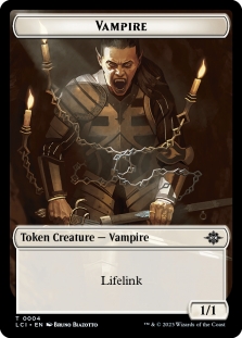 City's Blessing Token (017) // Vampire Token (004)
