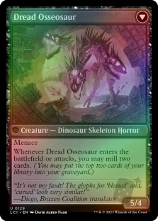 Visage of Dread // Dread Osseosaur