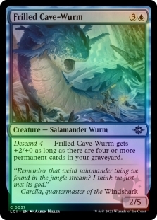 Frilled Cave-Wurm