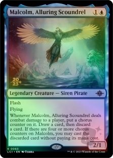 Malcolm, Alluring Scoundrel (The Lost Caverns of Ixalan Prerelease)