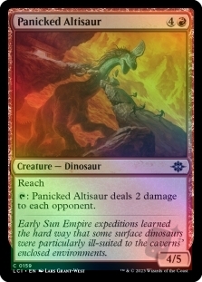 Panicked Altisaur