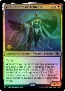 Vito, Fanatic of Aclazotz (The Lost Caverns of Ixalan Prerelease)