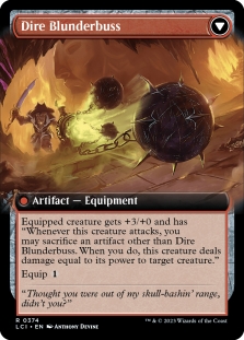 Dire Flail (Extended Art) // Dire Blunderbuss (Extended Art)