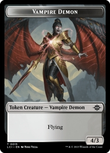Vampire Token (004) // Vampire Demon Token (015)