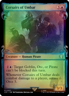 Corsairs of Umbar (Showcase)(Silver Foil)