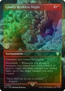 Gimli's Reckless Might (Borderless)