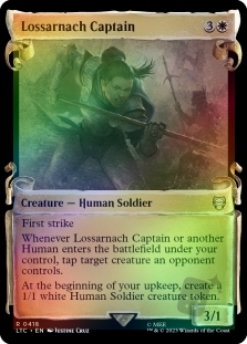 Lossarnach Captain (Showcase)(Silver Foil)