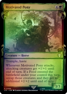 Motivated Pony (Showcase)(Silver Foil)