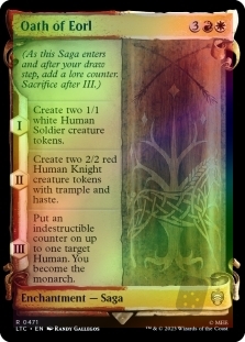 Oath of Eorl (Showcase)(Silver Foil)