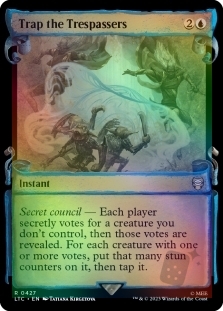 Trap the Trespassers (Showcase)(Silver Foil)