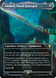 Anduril, Narsil Reforged (Borderless)