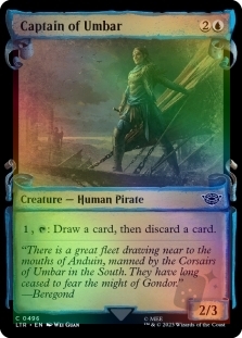 Captain of Umbar (Showcase)(Silver Foil)
