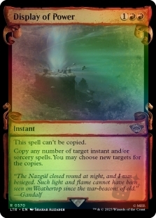 Display of Power (Showcase)(Silver Foil)