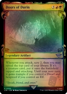 Doors of Durin (Showcase)(Silver Foil)