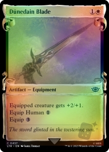 Dunedain Blade (Showcase)(Silver Foil)