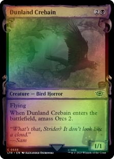 Dunland Crebain (Showcase)(Silver Foil)