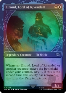 Elrond, Lord of Rivendell (Showcase)(Surge Foil)(799)