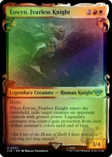 Eowyn, Fearless Knight (Showcase)(Silver Foil)