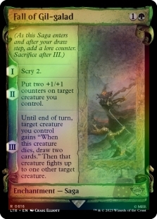 Fall of Gil-galad (Showcase)(Silver Foil)