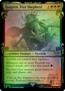 Fangorn, Tree Shepherd (Showcase)(Silver Foil)
