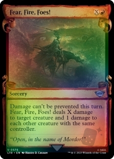 Fear, Fire, Foes! (Showcase)(Silver Foil)